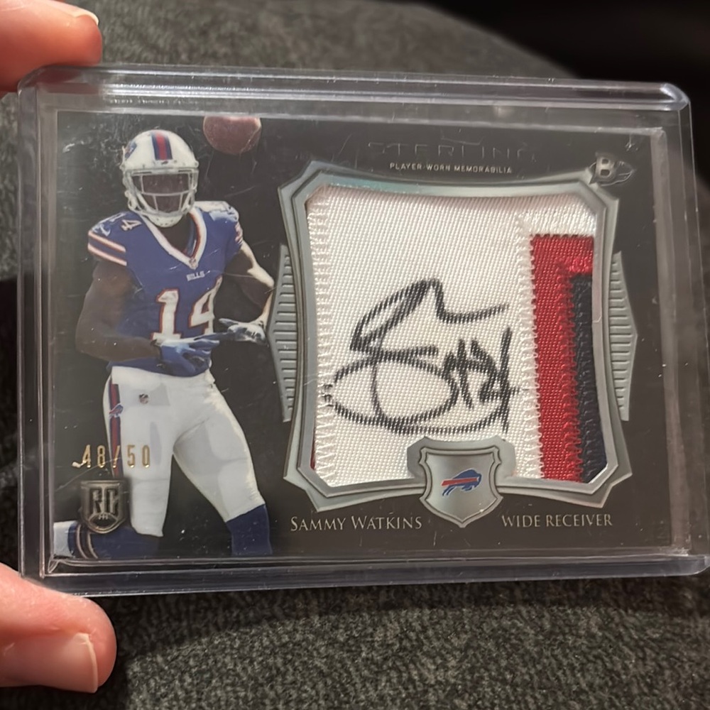 Sammy Watkins Autographed Football Card